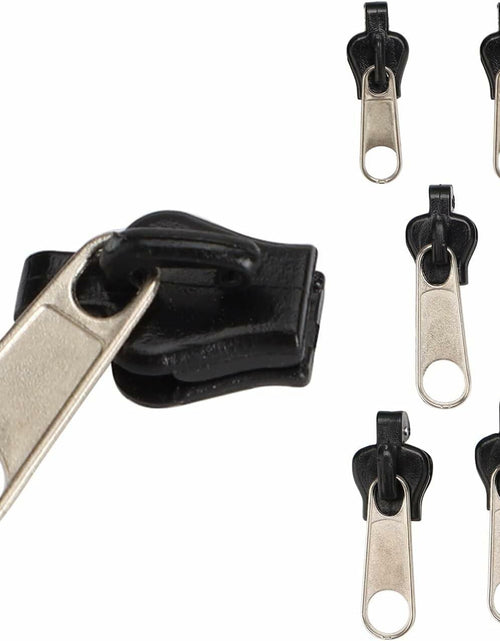 Load image into Gallery viewer, YuanHolumid 6Pcs Black Universal Instant Fix Zipper Repair Kit Replacement
