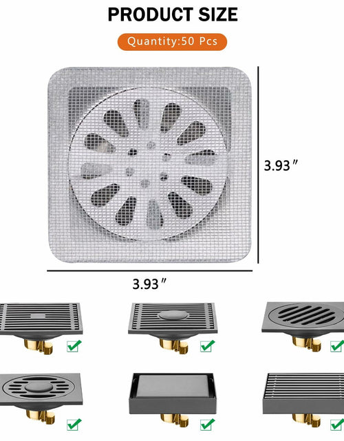 Load image into Gallery viewer, CESHRR Disposable Drainage Collector 50PCS White Fiber Anti-Block Filter
