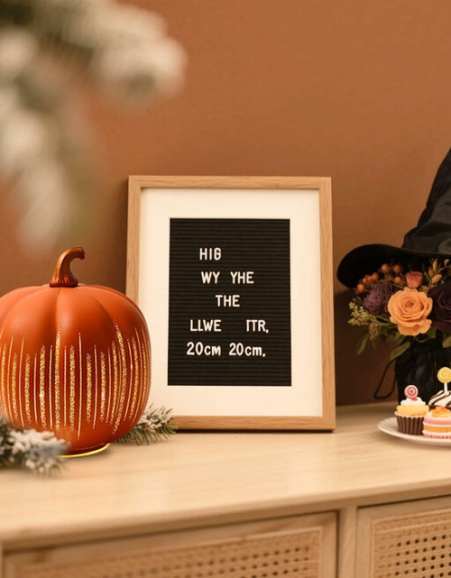 Load image into Gallery viewer, YCNASSS Thanksgiving Starry Night LED Pumpkin Lights Timer Orange Medium
