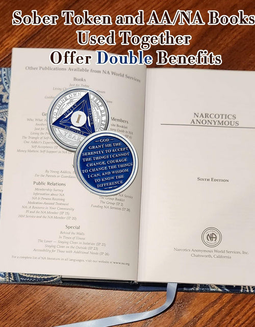 Load image into Gallery viewer, Recovery Triangle Sobriety Coin Silver Roman Numeral Size 1-40 NA AA
