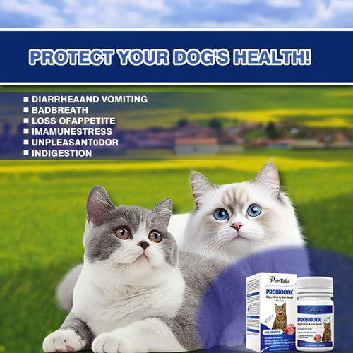 Load image into Gallery viewer, PetriTailor Probiotics for Cats Digestive Enzymes Prebiotics Gut Immune Support
