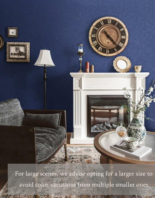 Load image into Gallery viewer, Safiyya 17.3x78.7in Teal Silk Textured Peel Stick Wallpaper Vinyl Roll
