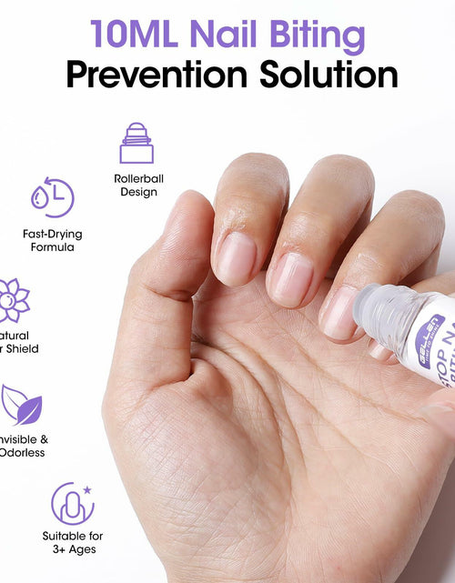 Load image into Gallery viewer, GELLEN Nail Biting Treatment Roll-On 10ml Quick Dry Water-Resistant

