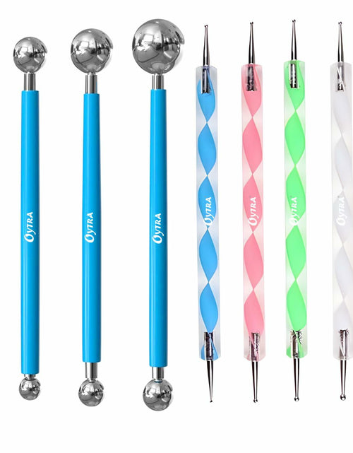 Load image into Gallery viewer, Oytra Dotting Tool Set 9 Pcs Embossing Stylus for Clay Pottery Ceramic
