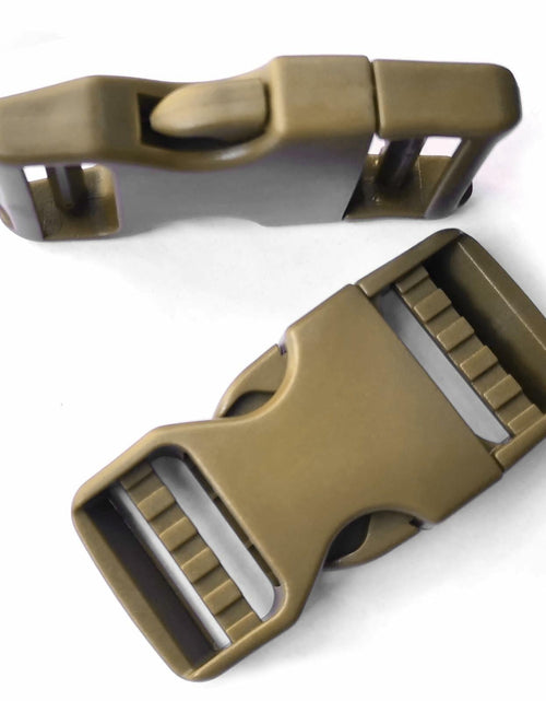 Load image into Gallery viewer, VTACOUTV 1-inch Nylon Webbing Quick Side Release Buckle Khaki
