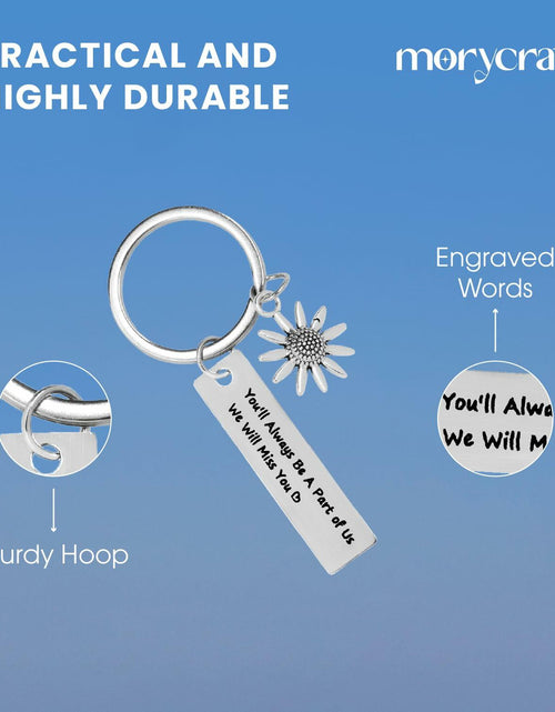 Load image into Gallery viewer, Morycraft Retirement Keychain Gifts For Women 2024 Farewell Keepsake
