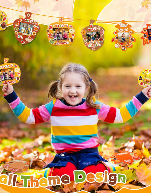 Load image into Gallery viewer, Memorywuu 36 Sets Thanksgiving DIY Crafts Kit Fall Photo Frames Pumpkin Leaf
