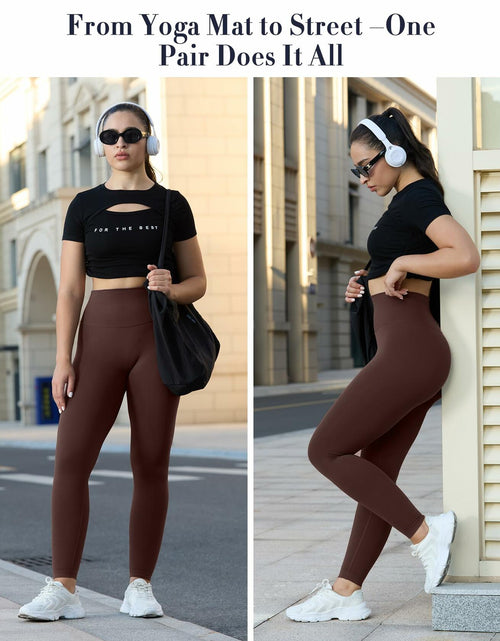 Load image into Gallery viewer, LUMIVAE High Waisted Tummy Control Butt Scrunch Leggings Naval Academy Size L
