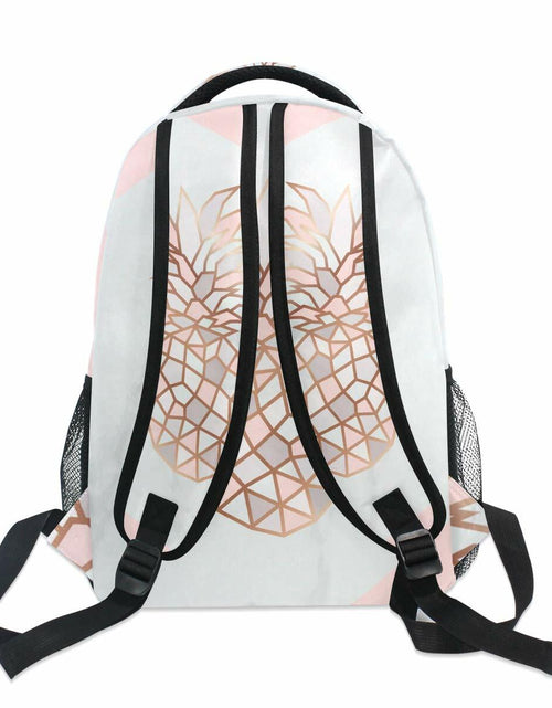 Load image into Gallery viewer, ALAZA Pineapple Marble Large Backpack Laptop School Bag Polyester
