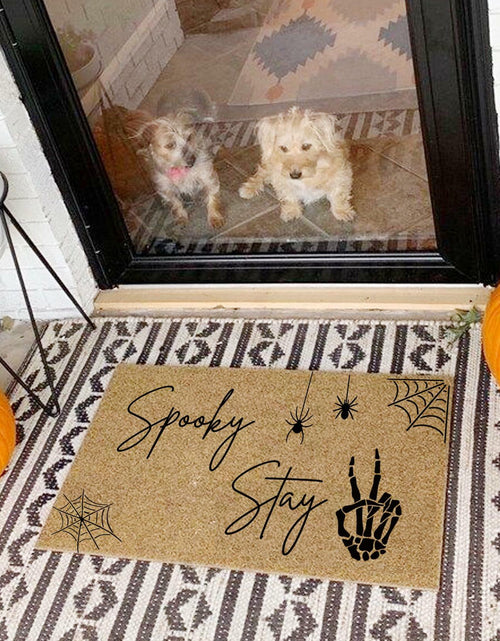 Load image into Gallery viewer, Yhliua Large Halloween Door Mat Stencil Ghost Template Reusable Craft Art
