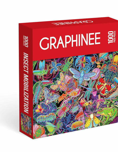 Load image into Gallery viewer, Graphinee 1000pcs Insects Garden Jigsaw Puzzle Colorful Family Game
