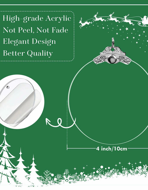 Load image into Gallery viewer, Horse Ornament 2025 Stained Glass Effect Xmas Tree Decoration White
