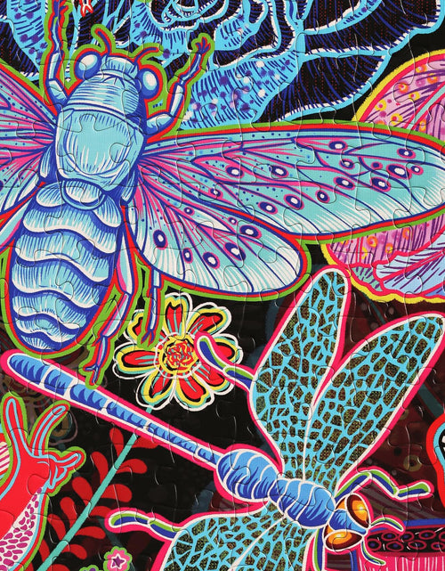 Load image into Gallery viewer, Graphinee 1000pcs Insects Garden Jigsaw Puzzle Colorful Family Game
