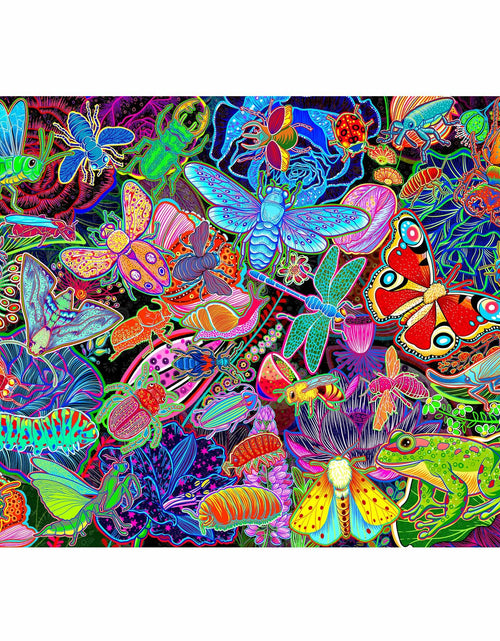 Load image into Gallery viewer, Graphinee 1000pcs Insects Garden Jigsaw Puzzle Colorful Family Game
