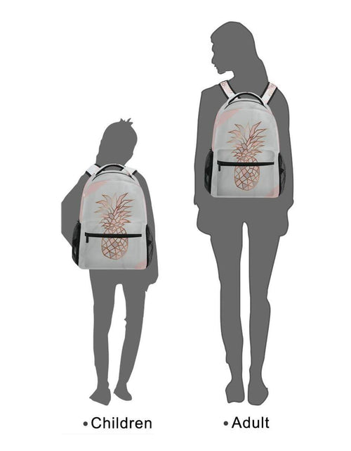 Load image into Gallery viewer, ALAZA Pineapple Marble Large Backpack Laptop School Bag Polyester
