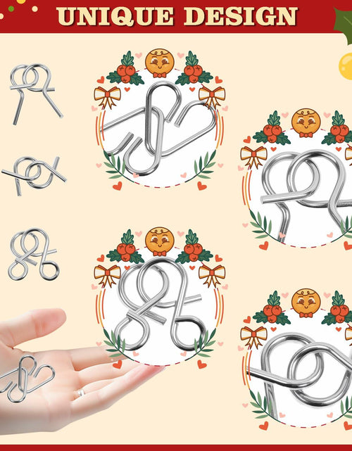 Load image into Gallery viewer, Asikkon Brain Teaser Advent Calendar 2025 24Days Christmas Countdown Silver
