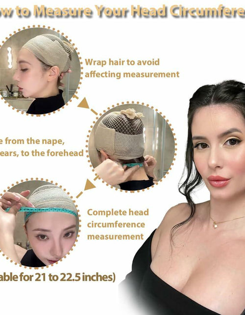 Load image into Gallery viewer, BUPPLER 18 Inch Medium Wavy Synthetic Wig Middle Part Light Brown
