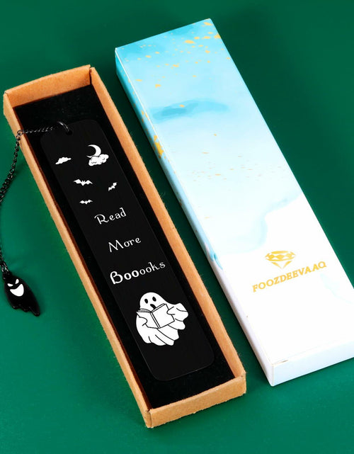 Load image into Gallery viewer, FOOZDEEVAAQ Ghostface Gothic Valentines Dark Romance Alloy Steel Bookmarks
