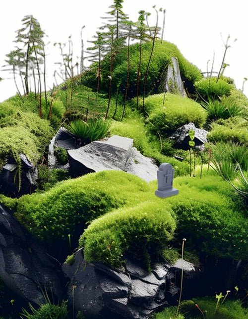 Load image into Gallery viewer, BESTOYARD Halloween Mini Tombstone Decorations 20Pcs Gray Resin 1.06x0.70x0.39in
