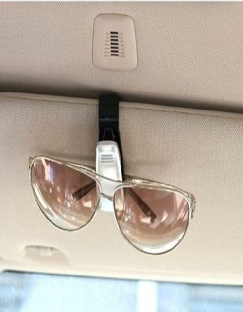 Load image into Gallery viewer, Black Glasses Holder Car Sun Visor Sunglasses Mount Ticket Card Clip 4 Pcs

