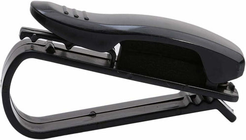 Load image into Gallery viewer, Black Glasses Holder Car Sun Visor Sunglasses Mount Ticket Card Clip 4 Pcs
