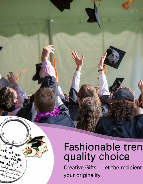 Load image into Gallery viewer, QUIHUD Graduation Gifts Class of 2025 College Masters Metal White
