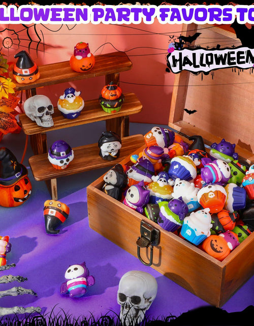 Load image into Gallery viewer, Halloscume Halloween Squeeze Toys 48 Pack Soft Slow Rising Ghost PU
