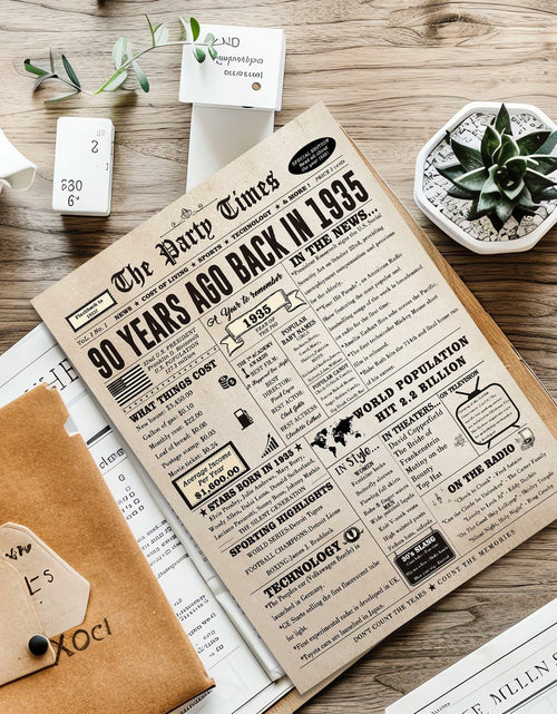 Load image into Gallery viewer, mmuue Big 90th Birthday Card Funny Retro for Women Men Mom Dad Husband Wife
