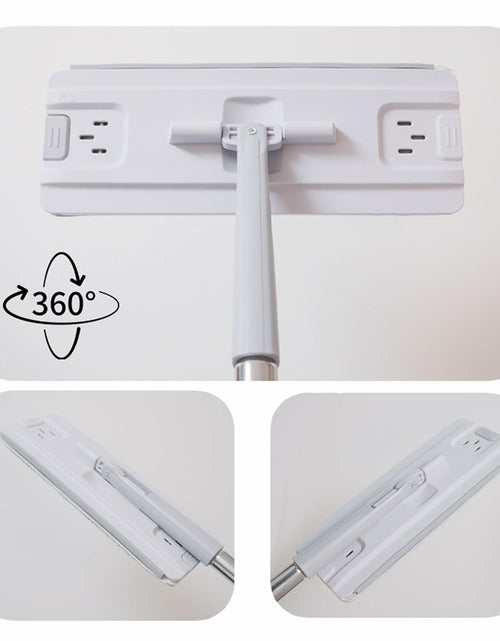 Load image into Gallery viewer, INHOMES Self-Wringing Flat Mop with 4 Microfiber Pads, 56" Handle
