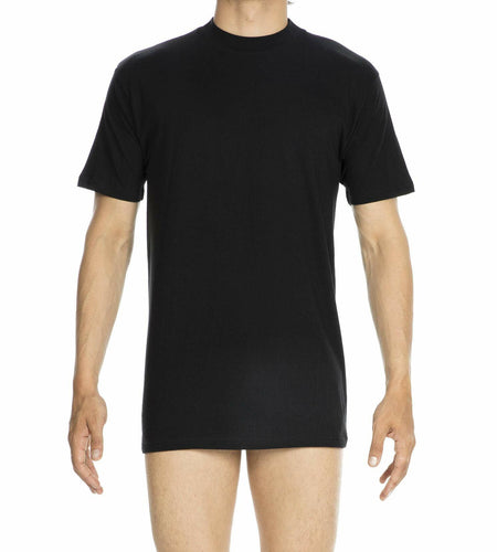 HOM Harro Black Crew Neck T Shirt Black Size M