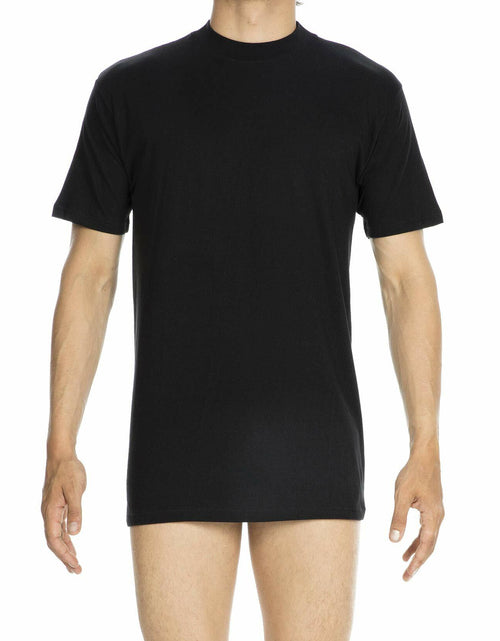 Load image into Gallery viewer, HOM Harro Black Crew Neck T Shirt Black Size XL
