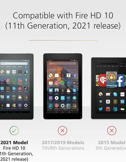 Load image into Gallery viewer, Mission Cables Glass Screen Protector for Amazon Fire HD 10 Tablet 2021 Clear
