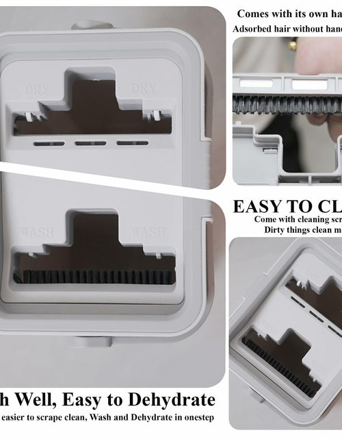 Load image into Gallery viewer, INHOMES Self-Wringing Flat Mop with 4 Microfiber Pads, 56" Handle
