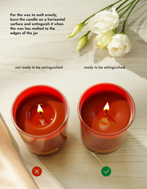 Load image into Gallery viewer, 96NORTH Pure Hazelnut Coffee Soy Wax Candle 1-Wick Red Small-Medium
