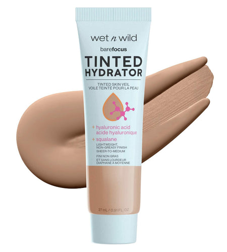 wet n wild Bare Focus Tinted Hydrator Medium Deep Semi-Matte Buildable 0.91oz