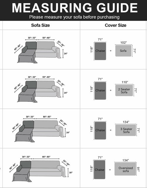 Load image into Gallery viewer, Royhom Boho Chenille Sofa Cover Tassel Loveseat L-Shaped Khaki 71x102
