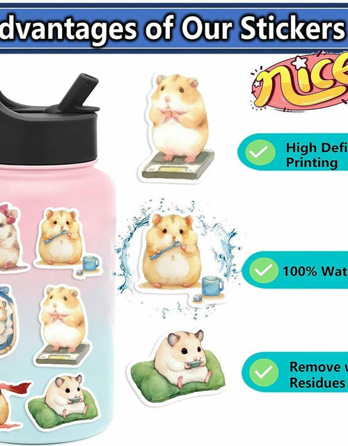 Load image into Gallery viewer, Gxizlba Cute Shark Stickers 50Pcs Vinyl Cartoon Ocean Animal Decals
