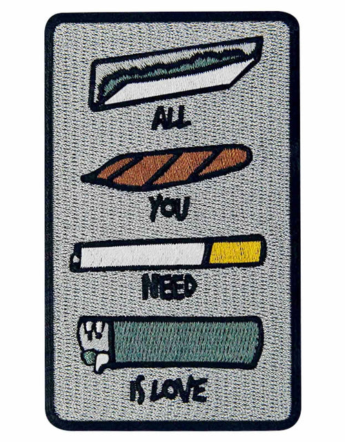 Load image into Gallery viewer, ZEGINs All You Need is Love Embroidered Patch Iron-On Sew-On Badge
