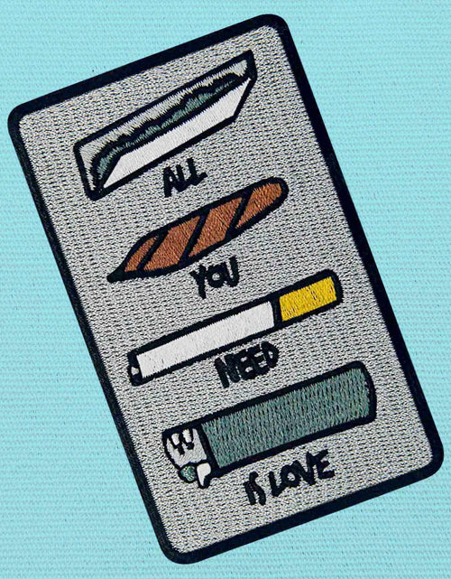 Load image into Gallery viewer, ZEGINs All You Need is Love Embroidered Patch Iron-On Sew-On Badge
