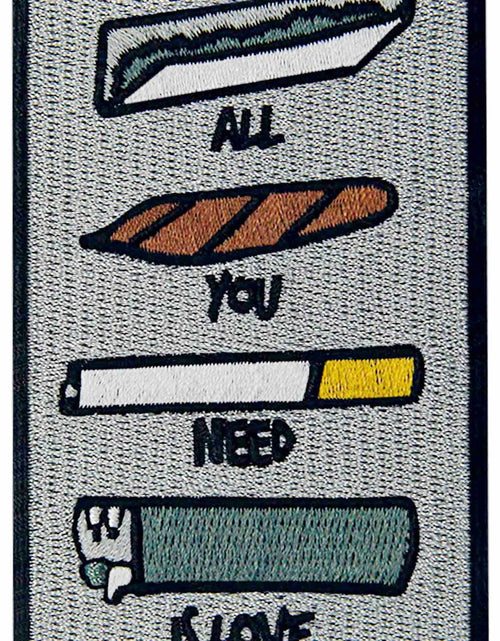 Load image into Gallery viewer, ZEGINs All You Need is Love Embroidered Patch Iron-On Sew-On Badge
