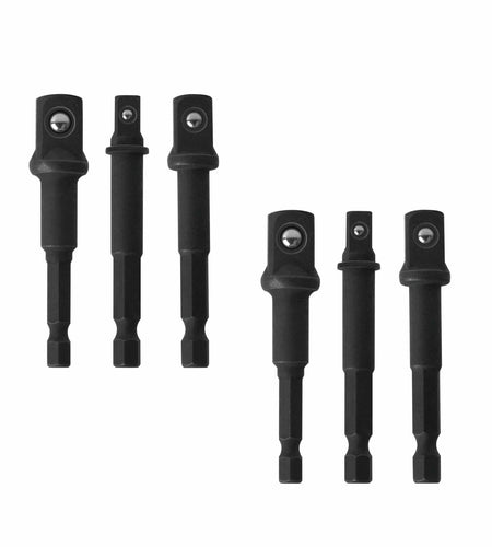 Rawolp 3-Piece Socket Adapter Set 1/4", 3/8", 1/2" Drive