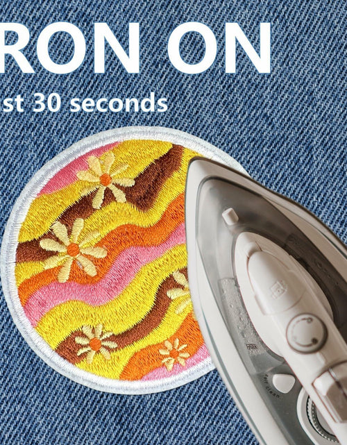 Load image into Gallery viewer, Dakartoon Groovy Patches Embroidery Applique DIY Heat Press 15 Pcs
