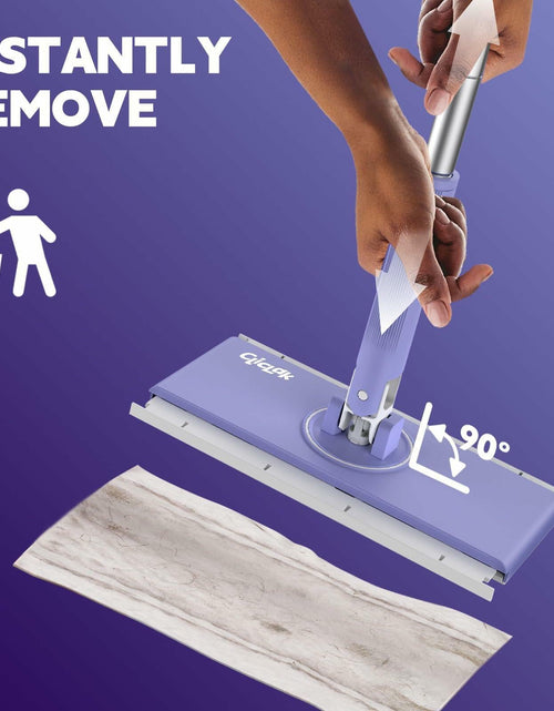 Load image into Gallery viewer, ciAmore ClicLak Sweeper Mop Clamp Clip Purple Compatible with Swiffer Pads

