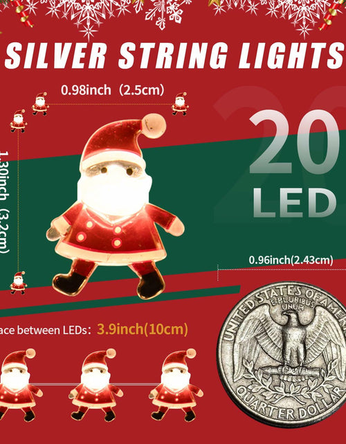 Load image into Gallery viewer, Joygoods 2 Pack 7FT 20LED Battery Operated Fairy String Lights Warm White
