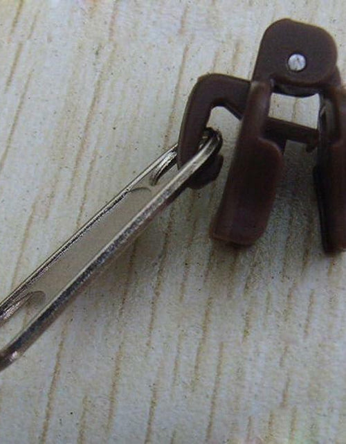 Load image into Gallery viewer, WsjiaboFux 6Pcs Black Zip Puller Zipper Repair Kit Replacement Fasteners
