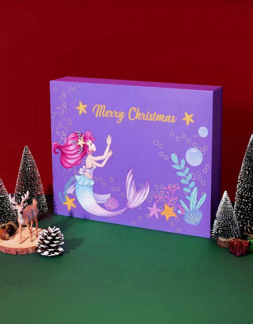 Load image into Gallery viewer, VENUSFIT Advent Calendar 2025 Girls 24 Days Christmas Mermaid Gift Box
