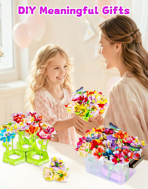 Load image into Gallery viewer, Maylatte Fabric Flower Bouquets DIY Craft Kit for Girls Ages 4-8 with Box
