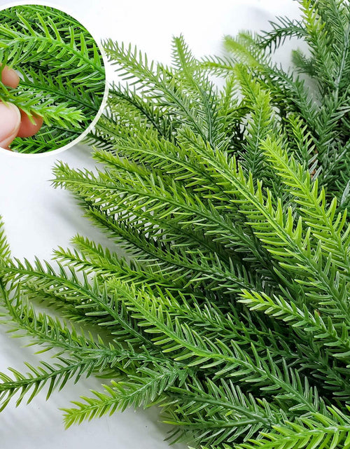 Load image into Gallery viewer, Belle Fleur 2 Pcs Real Touch Norfolk Pine Garland 6FT Green Artificial
