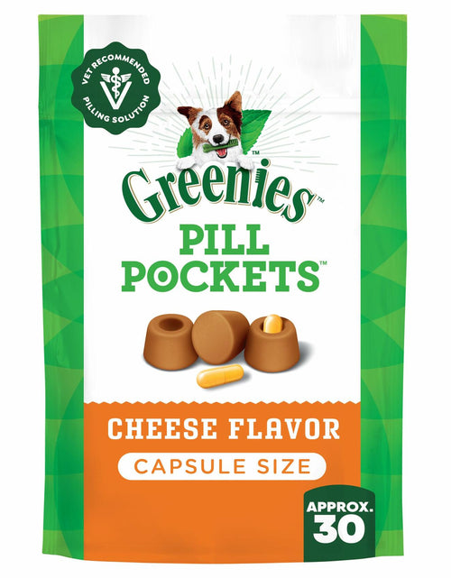 Load image into Gallery viewer, BestBy02/29 Greenies Pill Pockets Large Dog Treats Cheese Flavor 7.9oz
