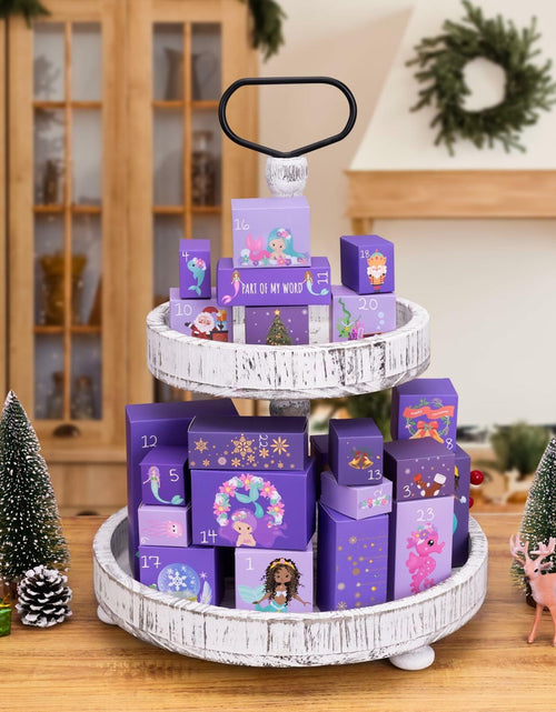Load image into Gallery viewer, VENUSFIT Advent Calendar 2025 Girls 24 Days Christmas Mermaid Gift Box
